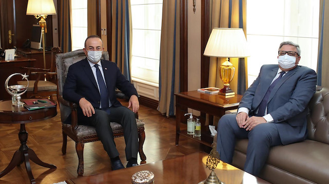 ​Dışişleri Bakanı Mevlüt Çavuşoğlu, Rusya'nın Ankara Büyükelçisi Aleksey Yerhov ile bir araya geldi. 