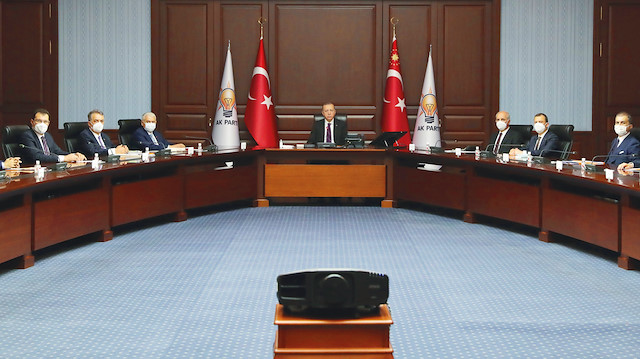 Cumhurbaşkanı Erdoğan ve AK Parti Merkez Yürütme Kurulu