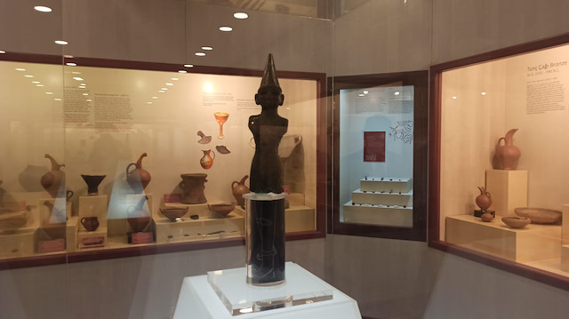 Hititlerin Fırtına Tanrısı Teşup heykeli 59 yıldır müzede sergileniyor.