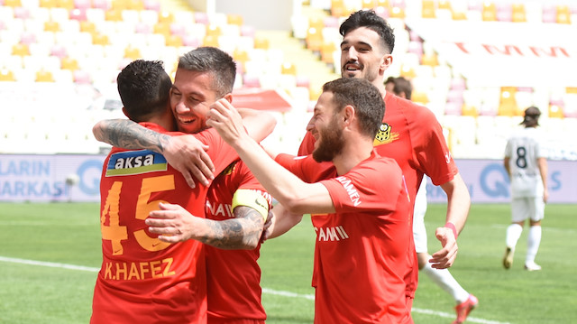 ​Yeni Malatyasporlu futbolcuların gol sevinçleri