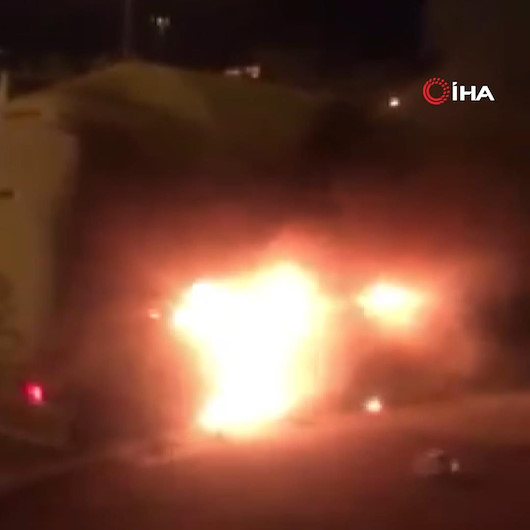 Zonguldakta seyir halindeki tanker alev aldı