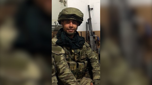 Piyade Teğmen Mehmet Kıvık'ın şehadetinden önceki son görüntüleri yürekleri burktu