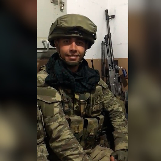 Piyade Teğmen Mehmet Kıvıkın şehadetinden önceki son görüntüleri yürekleri burktu