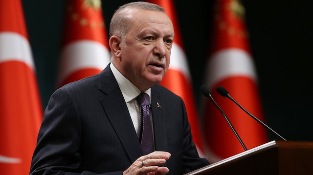 Cumhurbaşkanı Erdoğan tam kapanmayı, kabine toplantısının ardından yaptığı açıklamada duyurdu.