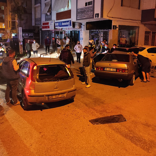 Polisten kaçan sürücü kaza yaptı: 3 kişinin yaralandığı kaza güvenlik kamerasında
