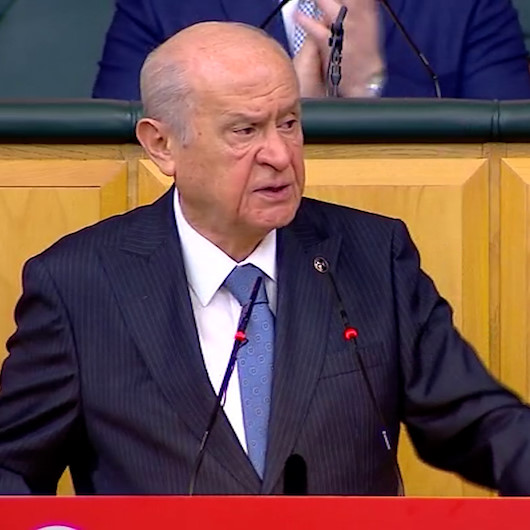 Devlet Bahçeliden HDPye: Terörist kamuflajlarını giyerek dağ yollarından Ermenistana iltica etsinler