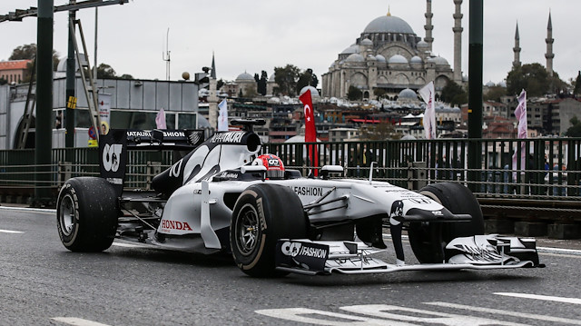 Formula 1 İstanbul'un tanıtım çekimleri büyük ilgiyle takip edilmişti.