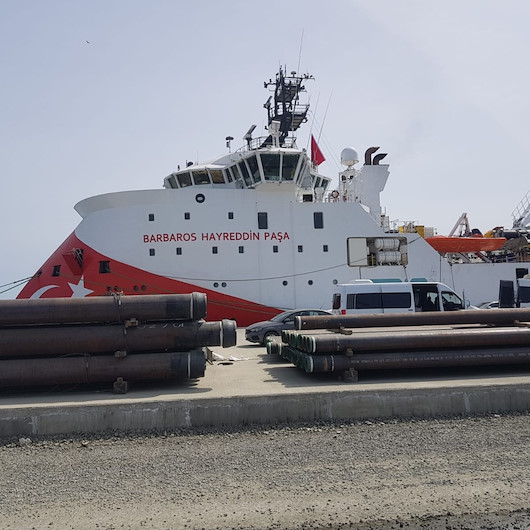 Barbaros Hayrettin Paşa sismik araştırma gemisi Filyos Limanına geldi