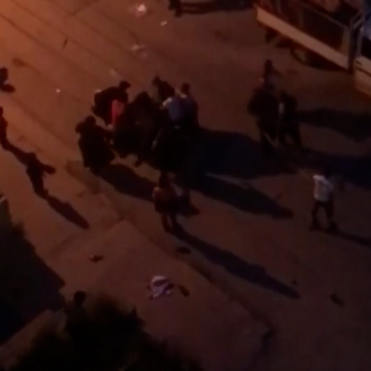Ankarada kağıt toplayıcıların bölge kavgası kamerada