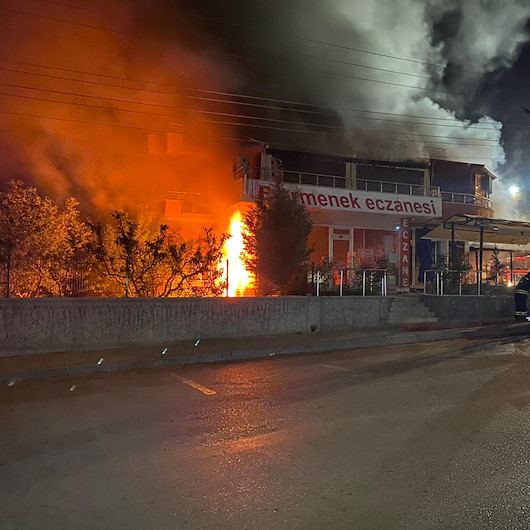 Kapalı olan restoranda korkutan patlama