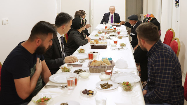 Cumhurbaşkanı Erdoğan, Bekir Dikmen ve ailesi.