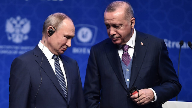 Cumhurbaşkanı Erdoğan ve Rusya Devlet Başkanı Vladimir Putin