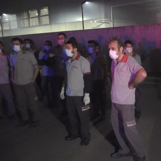 Bursa’da kauçuk fabrikasında korkutan yangın: Altı işçi hastaneye kaldırıldı