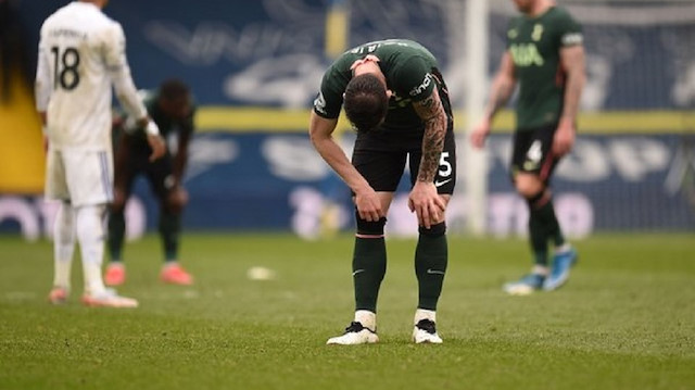 Tottenham'da futbolcular maç sonu büyük üzüntü yaşadı.