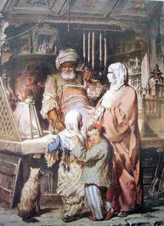 Maltalı ressam Amedeo Preziosi’nin 1851’de resmettiği Şekerci Hacı Bekir