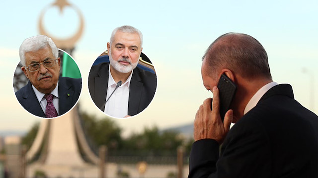 أردوغان يجري مكالمة مع عباس وهنية لبحث اعتداءات الاحتلال على الأقصى