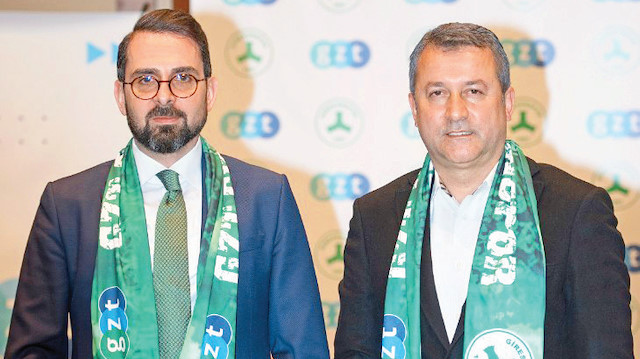 Albayrak Medya Dijital Genel Müdürü Ömer Karaca ve GZT Giresunspor Başkanı Hakan Karaahmet 