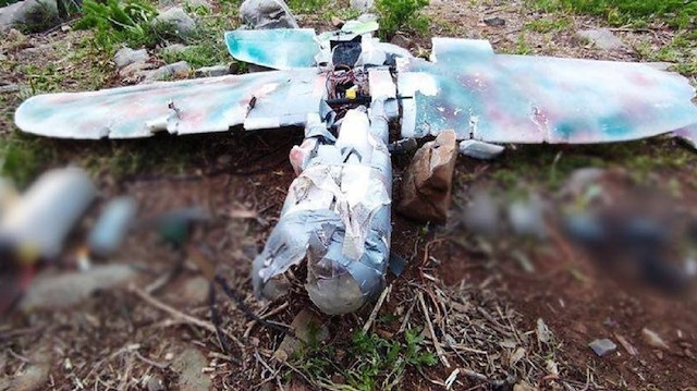 PKK'nın maket uçağı imha edildi. 