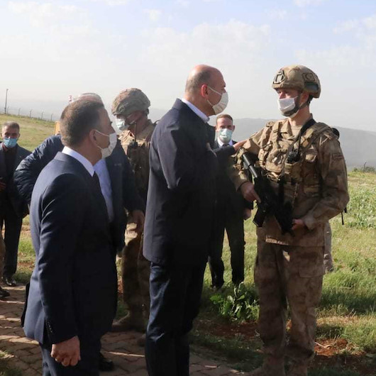 Bakan Soyludan Gabardaki güvenlik güçlerine bayram ziyareti