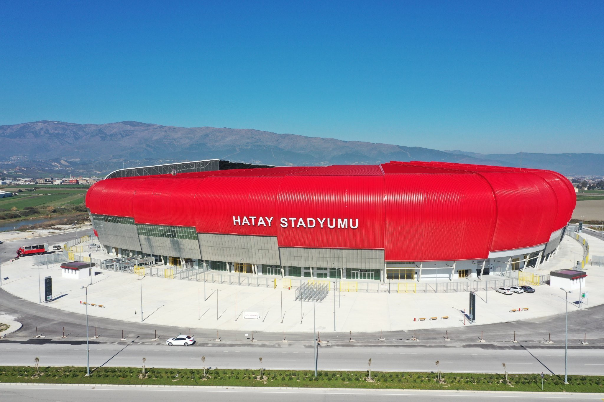 Yeni stadyumun dış görünümü