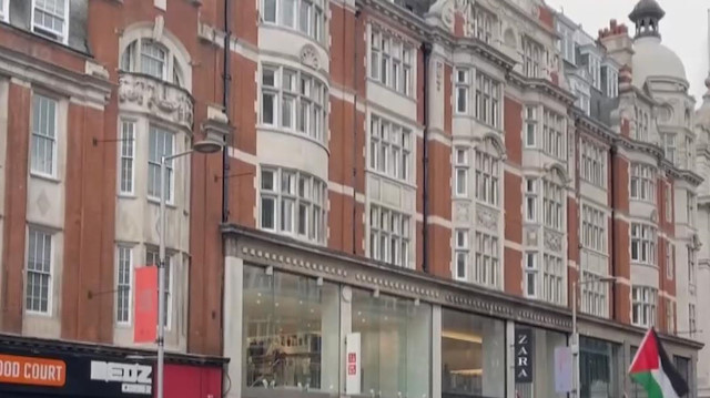 İngiltere'nin başkenti Londra'da Filistin'e destek gösterisi düzenlendi