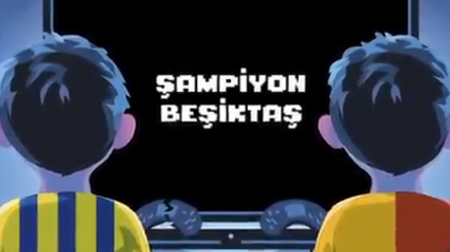 Beşiktaş'ın paylaştığı videodan bir kare