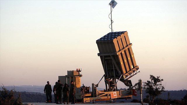İsrail'in 'Demir Kubbe' hava savunma sistemi.