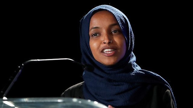 ABD'nin Minnesota Temsilcisi Somali asıllı Demokrat İlhan Omar.