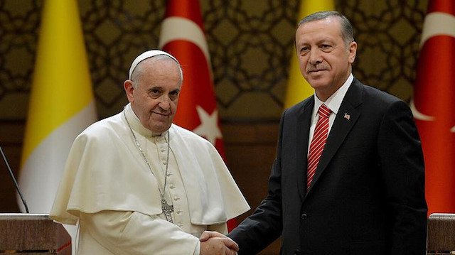 Papa Francis - Cumhurbaşkanı Erdoğan