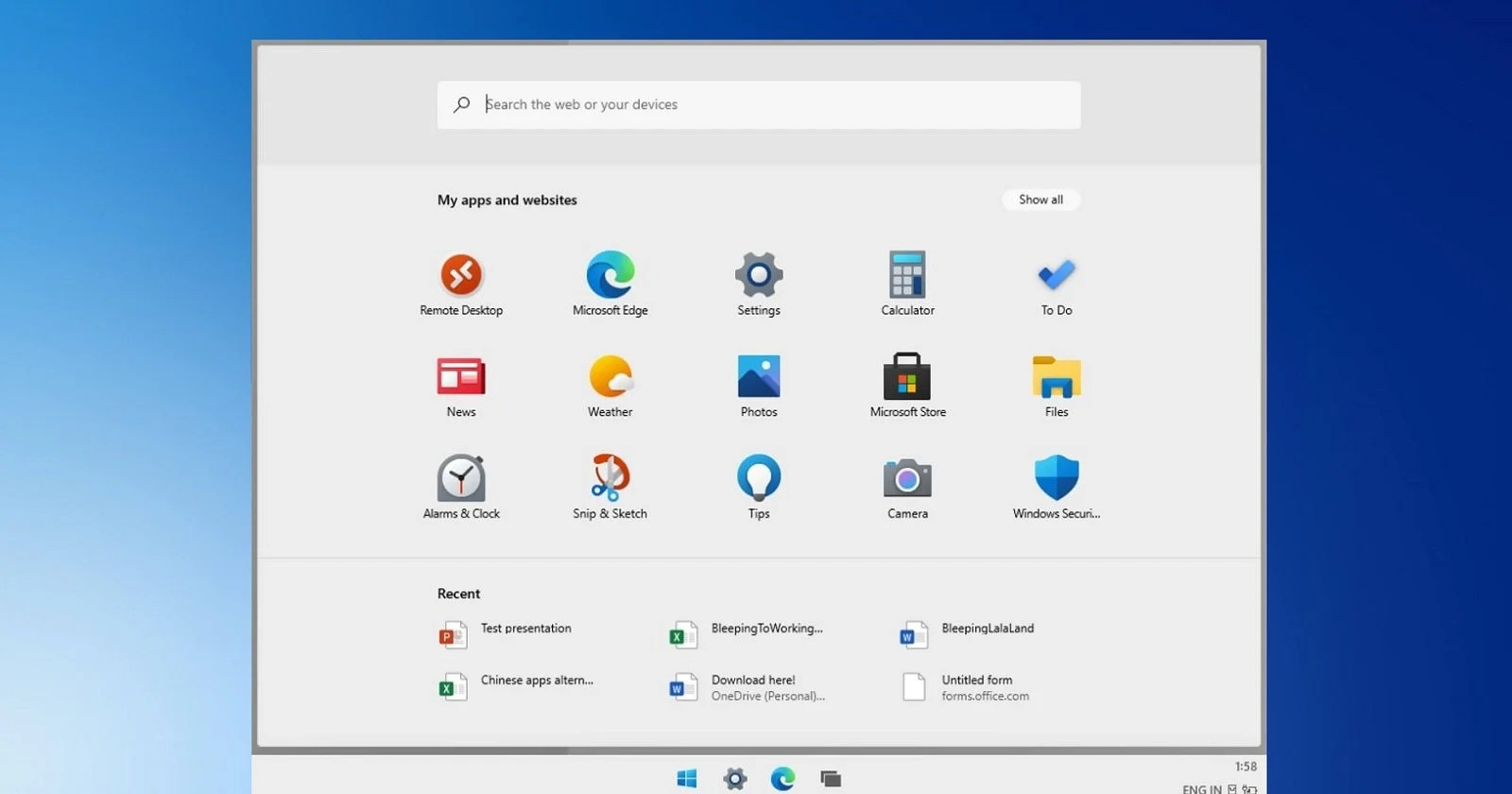 Windows 10X'in en önemli avantajlarından biri ise dokunmatik ekranlı cihazlarda kullanım için tasarlanıyor olmasıydı.