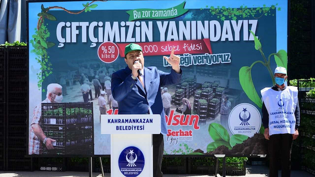 Kahramankazan Belediye Başkanı Serhat Oğuz açıklama yaptı.