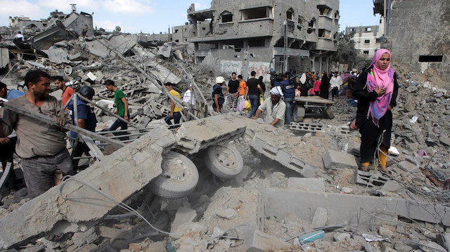 "سنعمرها".. حملة لإزالة ركام العدوان الإسرائيلي على غزة