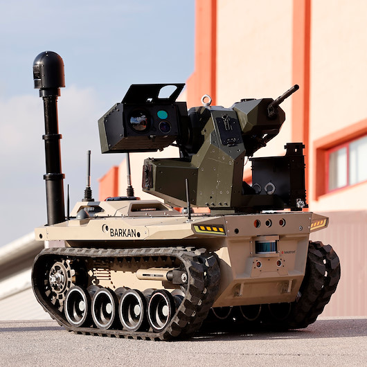 Dijital birliğin robot askeri Barkan göreve hazırlanıyor