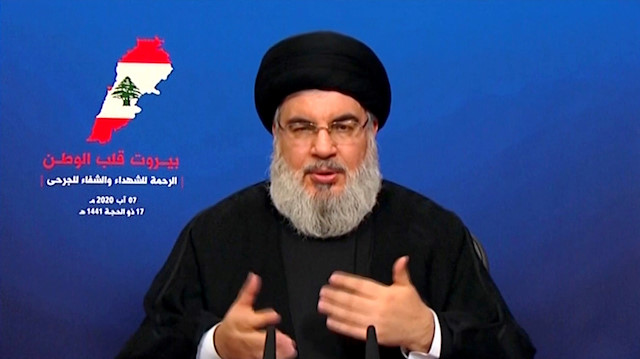 Lübnan merkezli Hizbullah'ın Genel Sekreteri Hasan Nasrallah