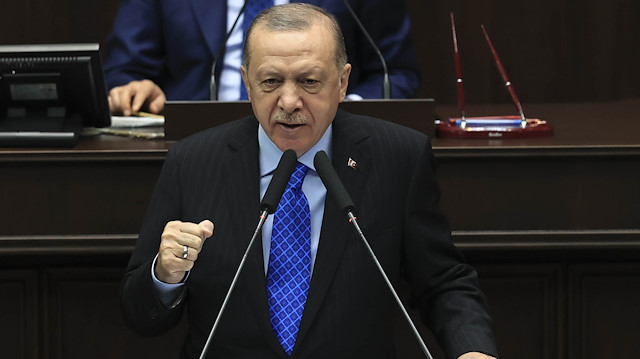 Cumhurbaşkanı Erdoğan AK Parti TBMM Grup Toplantısı'nda konuştu.