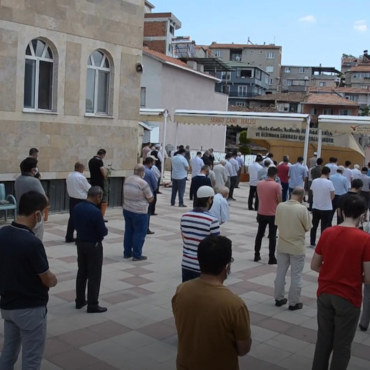 Manisada hayatını kaybeden Filistin ve Doğu Türkistanlılar için gıyabi cenaze namazı kılındı