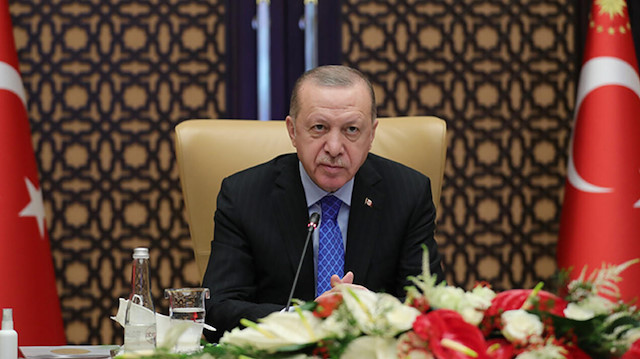 Cumhurbaşkanı Erdoğan, ABD merkezli 26 küresel şirketin üst düzey yöneticisiyle çevrim içi bir toplantı gerçekleştirdi.