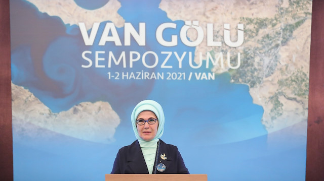 Emine Erdoğan: Van Gölü layıkıyla korunacak