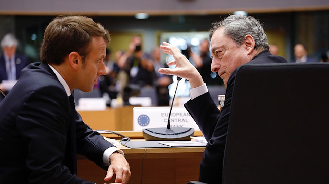 Fransa Cumhurbaşkanı Macron ve İtalya Başbakanı Mario Draghi