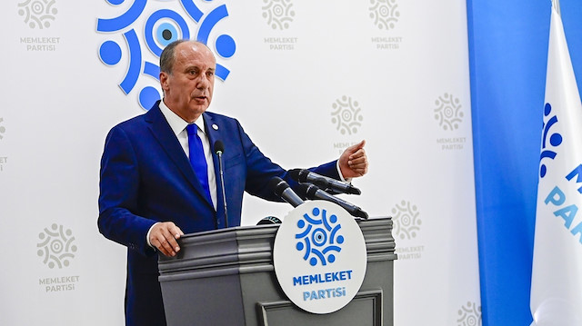 Memleket Partisi Genel Başkanı Muharrem İnce