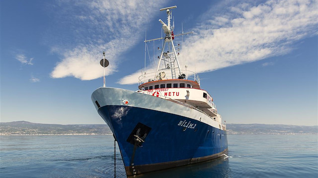 ODTÜ Deniz Bilimleri Enstitüsünün araştırma gemisi Bilim-2