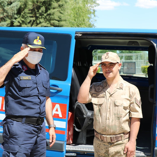 Down sendromlu Enes’in Mehmetçik olma hayali gerçek oldu