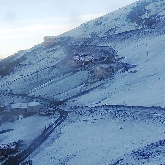 Doğu Karadeniz yaylalarında Haziran ayında kar süprizi