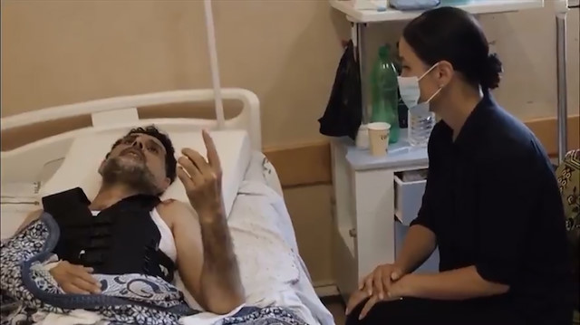İşgalcilerin saldırısında yaralanan Shoukry Al Kolak