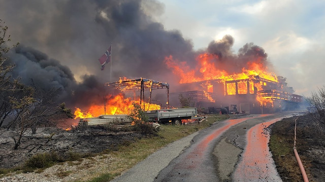 Norveç’te dev arazi yangını: yaklaşık 500 kişi tahliye edildi