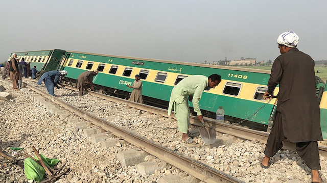 Pakistan'da tren kazası.