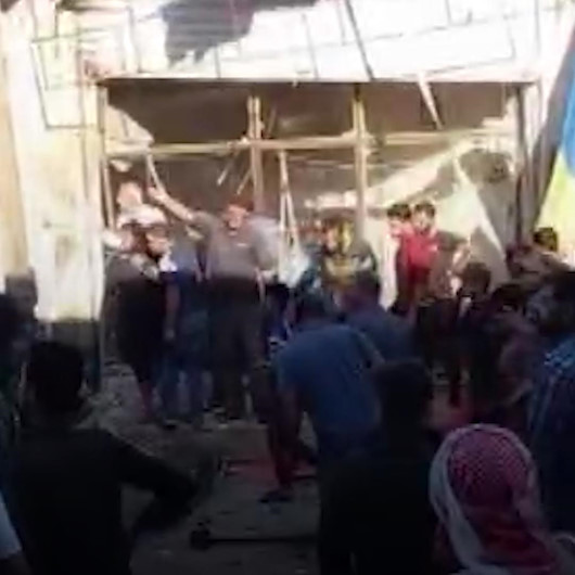 Halepte patlama: 1 ölü, 7 yaralı