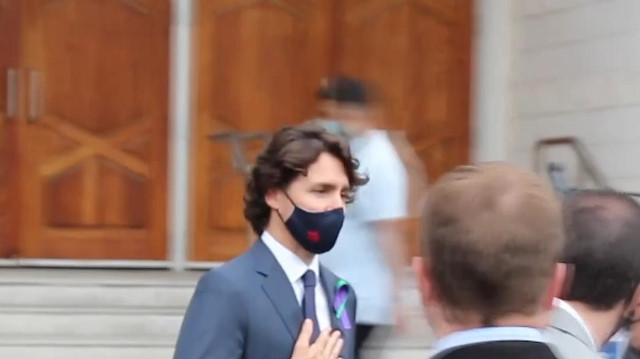 Kanada Başbakanı Trudeau, terör saldırısında hayatını kaybeden aile için düzenlenen törene katıldı