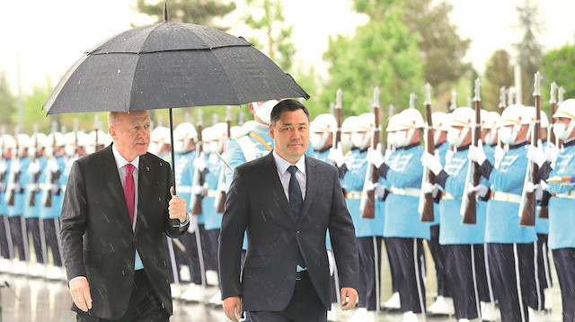 Cumhurbaşkanı Erdoğan - Kırgızistan Cumhurbaşkanı Caparov