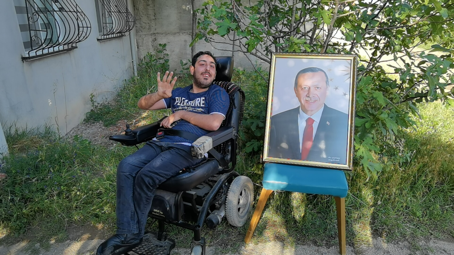 Emir Gürtürk'ün, çok sevdiği Cumhurbaşkanı Recep Tayyip Erdoğan ile telefonla görüşme hayali gerçekleşti